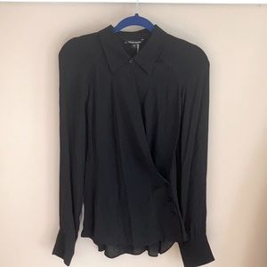Monika Chiang Black Blouse